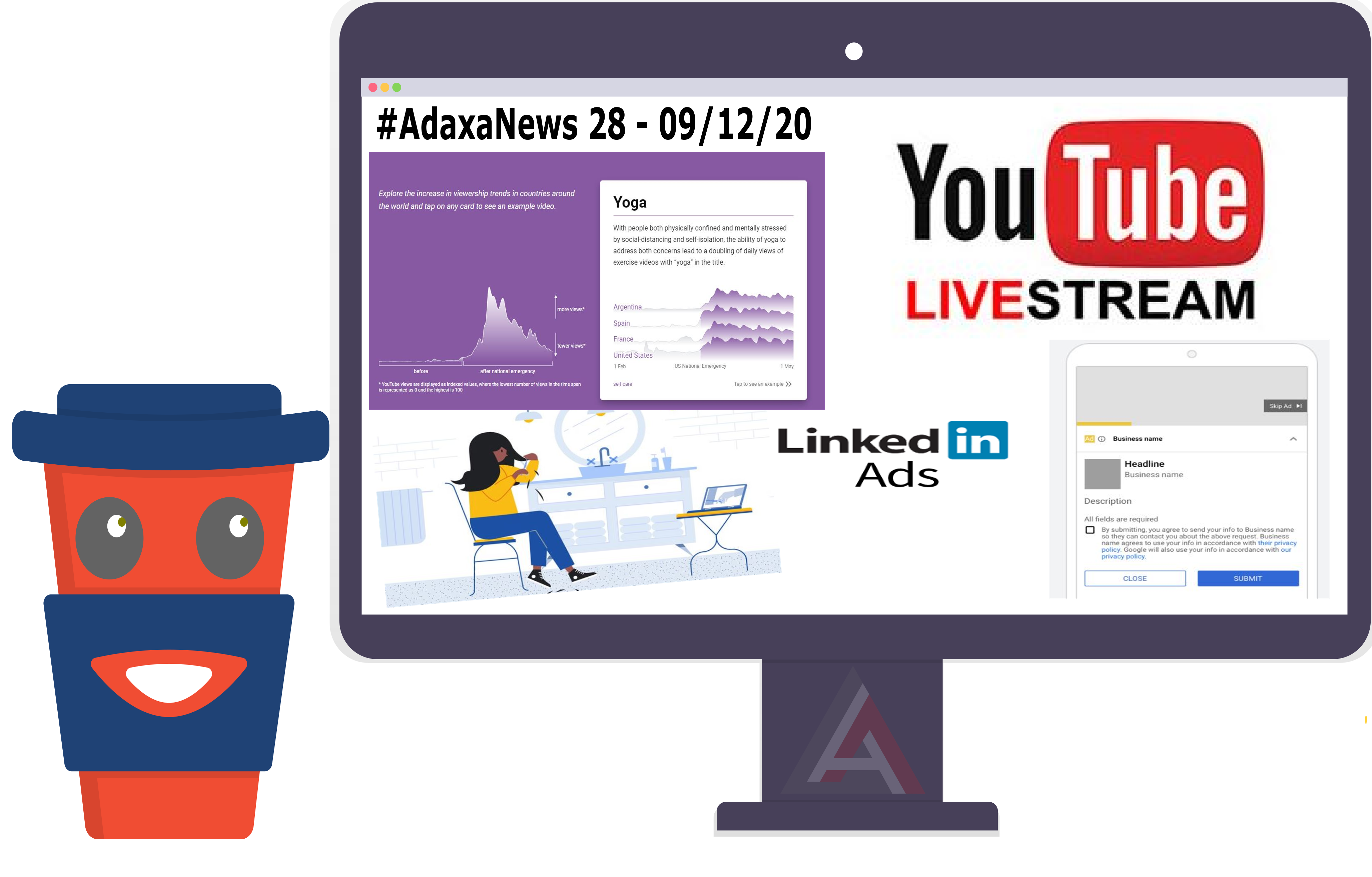 Google Search, YouTube trends,Live & Video Trigger, LinkedIn Ads, Google Ads – #AdaxaNews-28